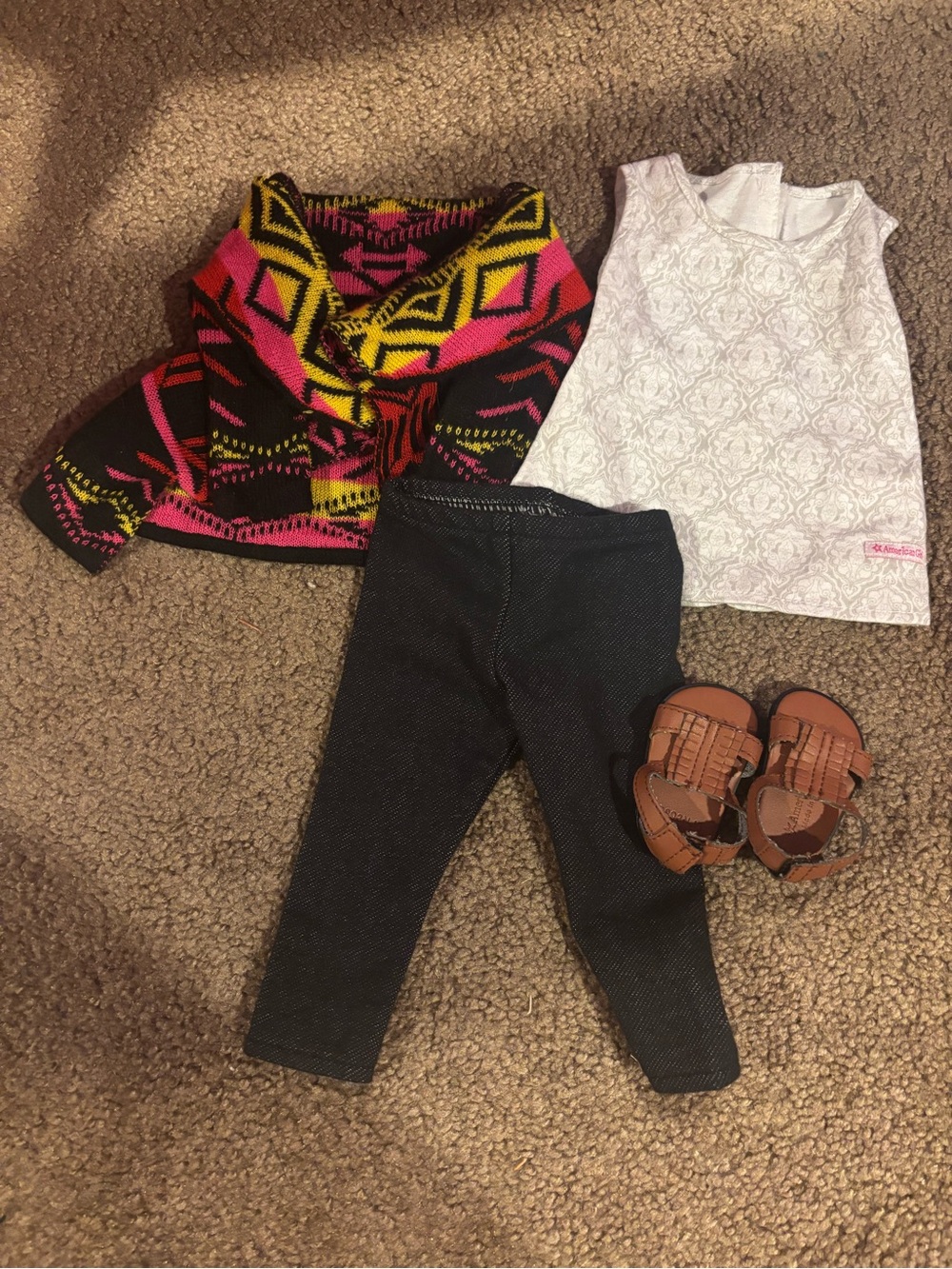 American Girl Saige’s Sweater Outfit